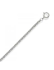 MMA Silver - 20 inch Rhodium Plated Sterling Silver Cable Chain
