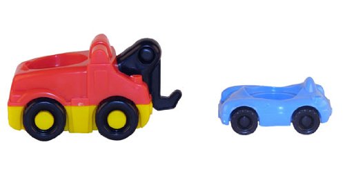 Fisher Price Little People Zoom Around Garage Tow Truck and Car
