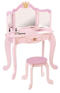 KidKraft 76123 - Tocador y taburete estilo princesa: Amazon.es
