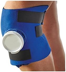 Adjustable Knee Ice Wrap - Targeted Cold Therapy for Sore Knees - One Size Fits All