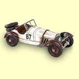 Mercedes 1930's,40x17x14 cm Blechminiatur