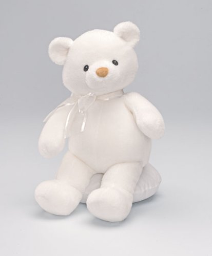 31eciOAIL L Bibi Small White Teddy Bear by Baby Gund