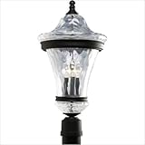 IMAGE OF Seirenes Outdoor Post Lantern in Textured Black