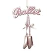 Midwest Ballet Shoe Dangle Christmas Ornament
