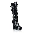 Pleaser Boots Women's ELECTRA-2042 5" Lace-Up Knee Boot Available in 2 Colors