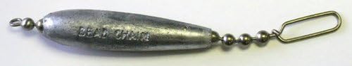 Bead Chain R114T 1 1/4-Ounce Trolling Sinker, Pack of 2, Nickel Finish