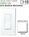 Leviton 8-Amp Wall Switch with 2-Way Communications - HCS08-1TW