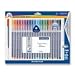 Triplus Fineliner Pens,.3mm,Metal Clad Tip,20/PK,Assorted, Sold as 1 pack