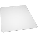 ES Robbins EverLife 46-Inch by 60-Inch Multitask Series Hard Floor Rectangle Vinyl Chair Mat, Clear
