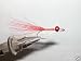 Clouser Streamer Fly Red/White #4 Deadly Pattern 1/2 Dozen - (6)