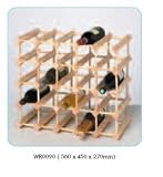 Review U Group  / 25 Bottle Wine Rack Kit, Solid Pine - WR0090