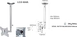 Universal LCD LED Ceiling mount Plasma DLP HDTV Swivel Tilt 10