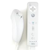 2-Tone Silicon Skin Case for Nintendo Wii Remote Control & Nunchuk, White