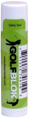 Golf Blok SPF 15 Moisturizing Lipbalm - 1 Tube - Wind &amp; Sun Screen Lip Protection &amp; Treatment - Lip Balm for Chapped Lips by Golf Blok