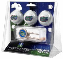 Florida Gators 3 Golf Ball Gift Pack With Cap Tool