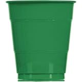 Christmas Green Plastic 12 oz. Cup 20 Count