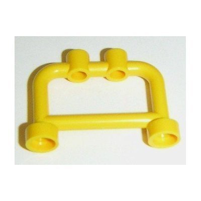 Lego Building Accessories 1 x 4 x 2 Bright Yellow Hanger, Bulk - 50 Pieces per Package
