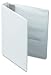 Wilson Jones 36212W Vinyl Round Ring Basic View Binder, 9-1/2 x 6, 1in Capacity, White, Carton of 12