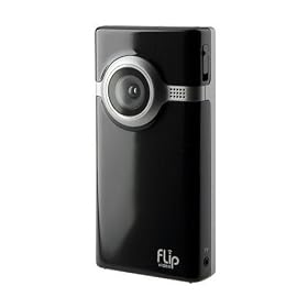 Flip Mino Series Camcorder Bundle with AC Adapter, 60 Minutes (Black)