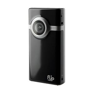Flip Mino Series Camcorder Bundle with AC Adapter, 60 Minutes (Black)