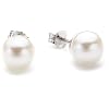Valero Pearls Valero Classics Damen-Ohrstecker 925 Sterlingsilber S��wasser-Zuchtperlen wei� ca. 8,0-8,5 mm  186150
