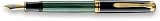 Pelikan Souveran 400 Black/Green GT Fine Point Fountain Pen - 994855