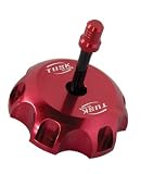 Tusk Billet Aluminum ATV Gas Cap, Clarke Fuel Tanks Red