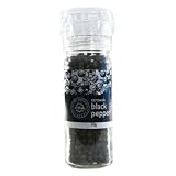 Sarawak Black Peppercorn Grinder - 1.76 oz/50 gr by The Cape Herb & Spice Company, South Africa