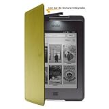 Funda de cuero con luz Amazon para Kindle Touch, color verde (s�lo sirve para el Kindle Touch)