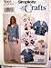 Simplicity Crafts Pattern 8005 Scrubs Jacket with Appliques Size AA xs, sm, m