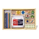Melissa & Doug Deluxe Classroom Stamp Set