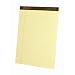 Ampad 20-022 Gold Fibre 16# Watermarked Canary Narrow Rule 50-Sheet Pads, 8-1/2x11-3/4, Doz.