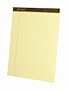 Ampad 20-022 Gold Fibre 16# Watermarked Canary Narrow Rule 50-Sheet Pads, 8-1/2x11-3/4, Doz.