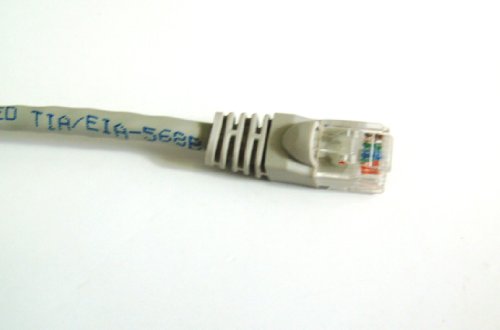 Micro Connectors Cat 5e UTP Molded Snagless RJ45 Networking Patch Cable - 10 Pack (7 feet, Gray)