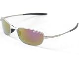 Bolle Sunglasses Thunderstruck Satin Silver Frame with Polarized Midas Lenses by