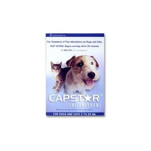 Capstar Flea Treatment Dog (Blue) - 2-25 lbs - 6 Pack
