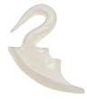 BONE PLUG HORN WITH WHITE 6g - Sold Individually