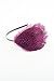 Head bow tiara fascinator vintage feather hairband pink by 81stgeneration