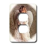 Angels - Angel Victorian Style - Light Switch Covers - 2 plug outlet cover