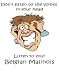 Don't listen to the voices in your head Listen to your Belgian Malinois Apron