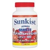 サンキスト チュアブルマルチビタミン12種 チェリー風味 90粒