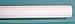 2 inch Wood Fluted Drapery Rod, White - 4' long
