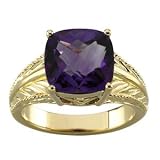 14K Yellow or White Gold Amethyst Ring -- OTHER GEMS AVAILABLE