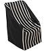 Outdoor Living : Metro Black Patio Chair Cover , Stacks of Chairs