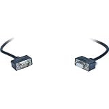 QVS High-Performance Ultra Thin VGA/QXGA HD15 Male To Female Tri-Shield Cable (CC320M1-25)