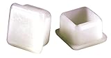 UPC 039003030202 product image for Shepherd Hardware 3020 Internal Plastic Square Insert, 13/16-Inch, White | upcitemdb.com