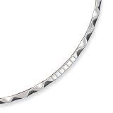 Sterling Silver Polished Fancy Choker