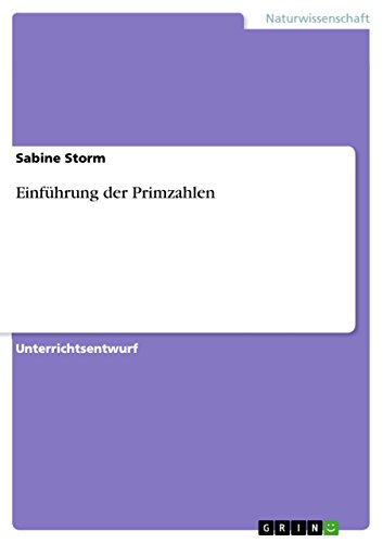 Einführung der Primzahlen (German Edition)