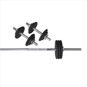 Amber Sports 160-Pound Threaded Weight Set