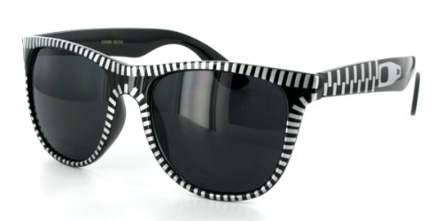 Zipper Wayfarer Sunglasses for Stylish Men and Women